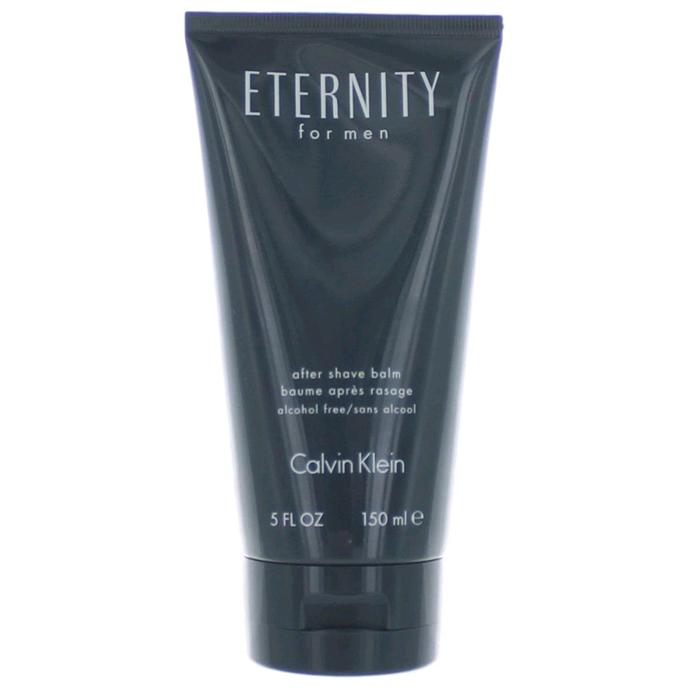 Bottle of Eternity by Calvin Klein, 5 oz After Shave Balm for Men